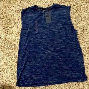 NWT VRST Men's Blue Sleeveless Shirt.
Size Large